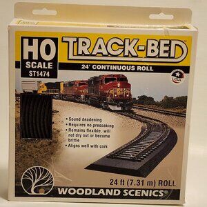 Woodland Scenics WOO1474 Track Bed Roll - HO Scale BNIP